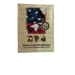 Gems From The Kitchen Cookbook Gem County Republican Womens Club Franklin,NC Vtg
